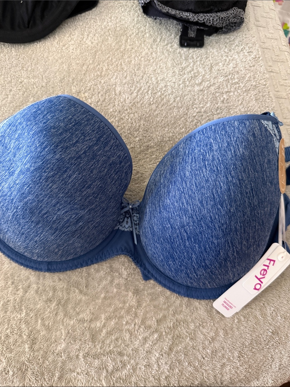 Freya deco Blue moulded Underwire Bra